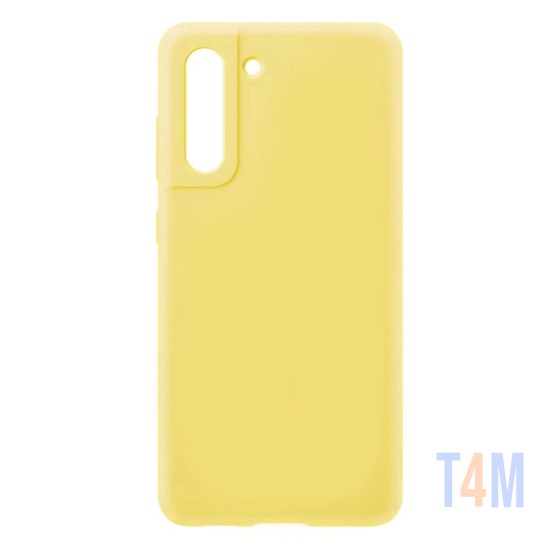 Soft Silicon Case for Samsung Galaxy S21 Plus Yellow